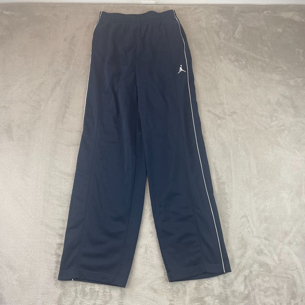Nike Air Jordan Sweatpants Boys XL‎ (13-15) Navy Blue JumpMan Drawstring Active